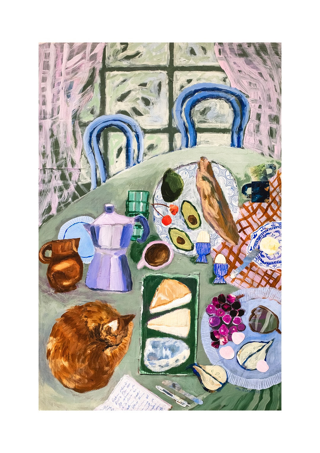 Dear Diary-taideprintti LIMITED EDITION